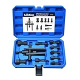 LainKeen 10 Piece Motorcycle Blind Internal Inner Insert Inside Bearing Extractor Puller Tool Kit Motorcycle Inner Bearing Removal Tool Set 8-25MM