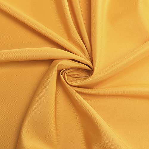 Image of sancua Rectangle Tablecloth - 70 x 90 Inch - Stain and Wrinkle Resistant Washable Polyester Table Cloth, Decorative Fabric Table Cover for Dining Tables, Buffet Parties and Camping, Gold
