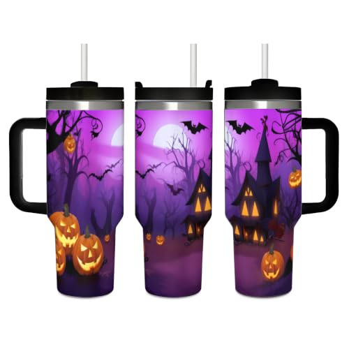 Mount Hour Halloween Night Vacuum Insulated Tumbler 40 oz (1200 ml)