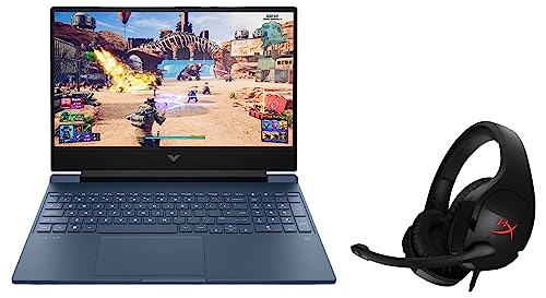 Image of HP Victus Gaming Laptop AMD Ryzen 5 5600H 15.6 inch(39.6 cm) FHD IPS Gaming Laptop & HyperX Cloud Stinger Gaming Headset