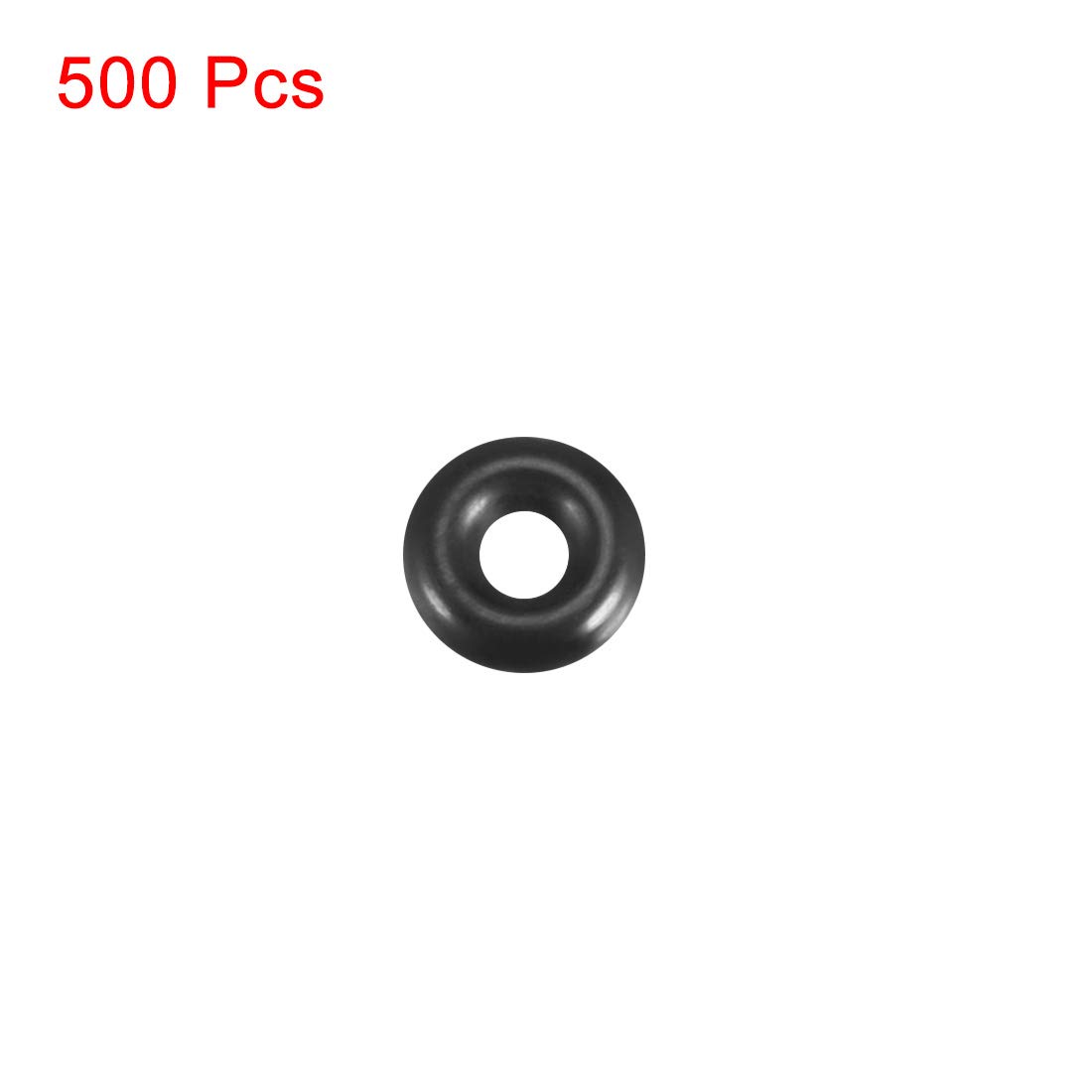 uxcell Nitrile Rubber O-Rings 6mm OD 2mm ID 2mm Width, Metric Sealing Gasket for Automotive Machine Plumbing, Pack of 500