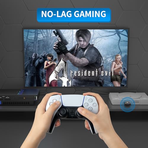 Image of RGEEK Wireless Controller Adapter for PS1 PS2 Console, Compatible with PS4 /PS5, Switch Pro, Xbox One S, Series X /S and 8Bitdo Controller