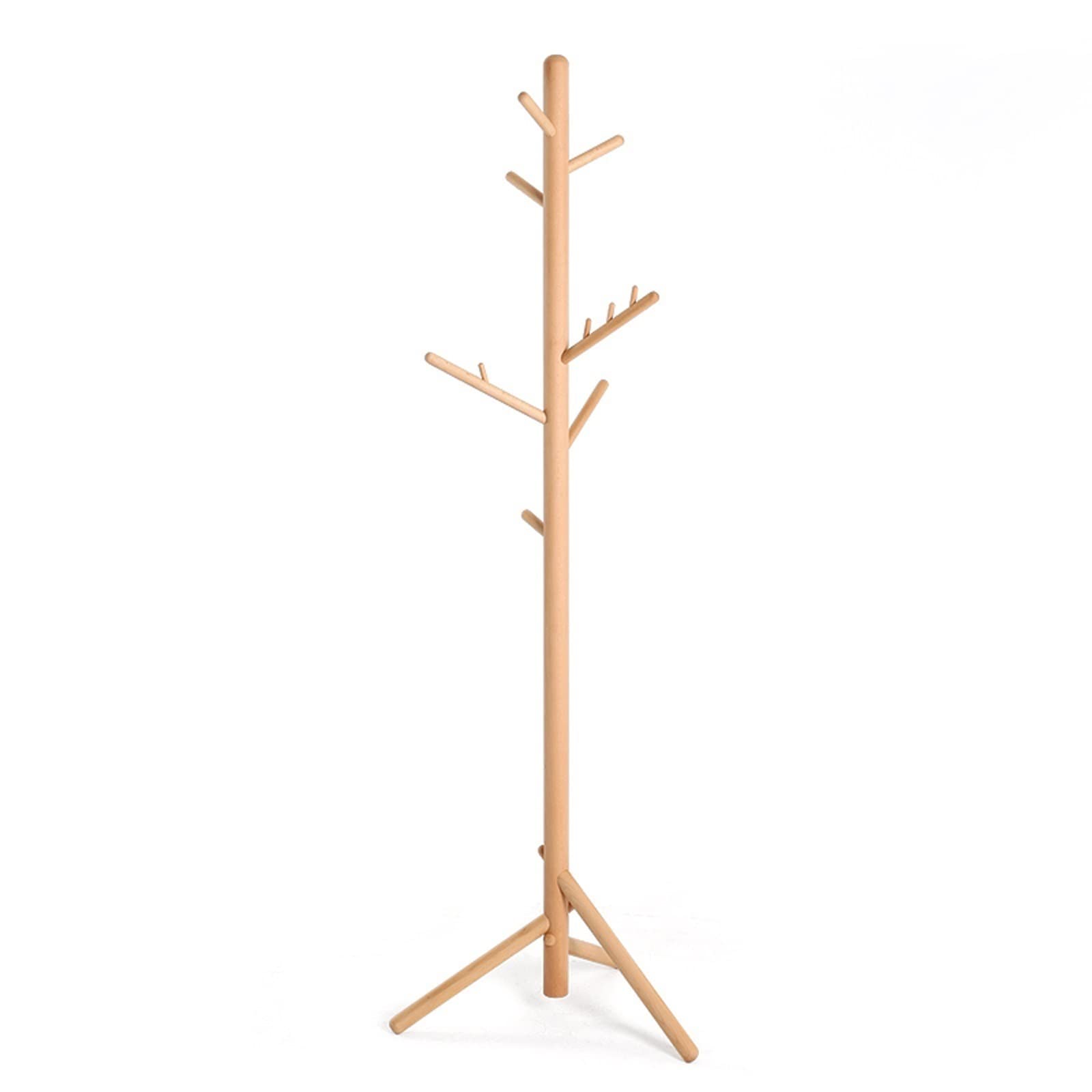 Porte-manteau autoportant moderne en forme de branche pour couloir et chambre