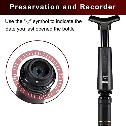 Hisip Electric Wine Opener Set, Corkscrew Wine Bottle Opener With Wine Aerator Pourer Foil Cutter, Vacuum Wine Stoppers For Wine Lover Christmas Gift Set #TOP3