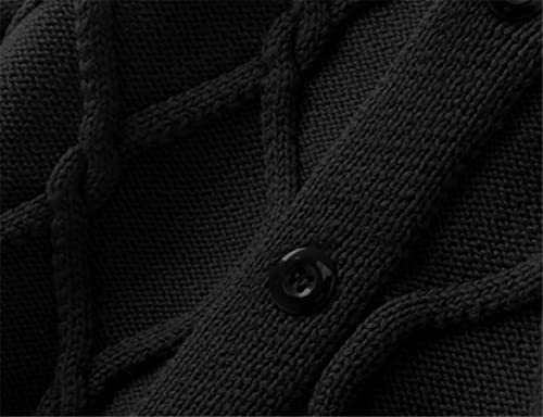 Boys' Cardigans, Solid V-Neck Diamond Button Up Knit Cardigan Sweater Outerwear For Boys, A# Black, 2-3T = Tag 100 #TOP2
