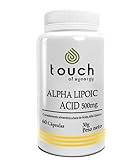 TOUCH OF SYNERGY – ÁCIDO ALFA LIPOICO 500 mg – Antioxidante Potente – Salud Celular, Energía y Metabolismo – Apoyo Neurológico y Control de Glucosa – 60 Cápsulas Vegetales