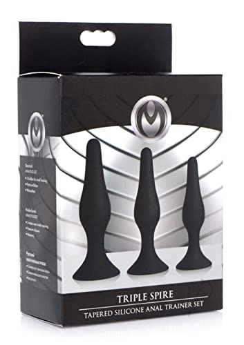 Master Series Bouchon Anal en Silicone 3 Pièces