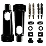 BWSHLF Tubeless Presta Valve Accessory Kit, Super Light Alloy Caps with Core Remove Function, Custom