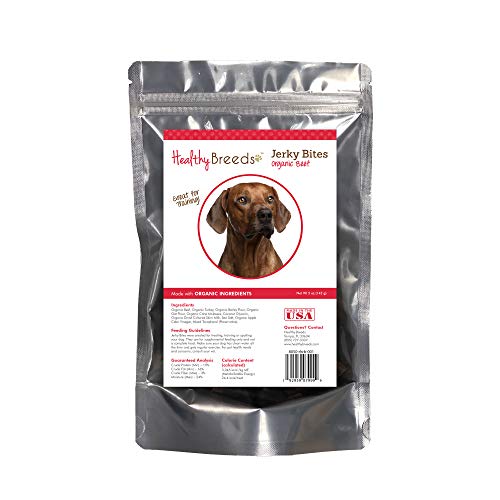 Healthy Breeds Rhodesian Ridgeback Jerky Bites Beef Recipe Dog Treats 5 oz