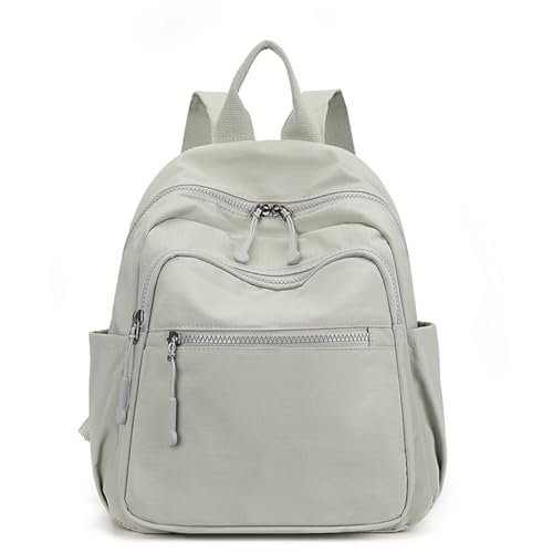 Image of Tanweibago Mini Nylon Women Backpacks,11L Small Ladies backpacks Casual Lightweight Women Shopping Travel Daypack (Y2-Grey)