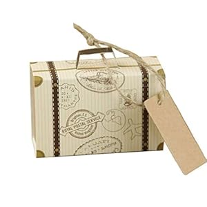 Trouwbedankjes En Geschenkdoos Met Kaart Jute Verjaardag Evenement Feestartikelen Baby Getoond Reizen Papieren…