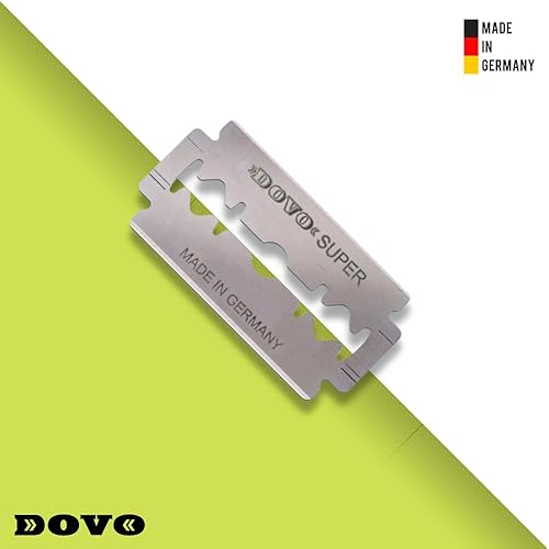 Miniatura 3 de "Cuchillas de afeitar DOVO Super Platinum de doble filo, fabricadas en Alemania 10 PU 100 hojas"