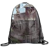 Einzigartiges Design: Diese dekorative Aufbewahrungstasche lässt sich aufgrund des Kordelzugdesigns leicht schließen und öffnen. Die stilvolle Tasche ist mit lustigen und kreativen Themen und Mustern bedruckt und wird Sie draußen bezaubern.