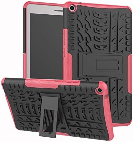 DWAYBOX Case for MediaPad T3 8.0 Inch Hybrid Rugged Heavy Duty Armor Hard Back Cover Case with Kickstand Compatible with…
