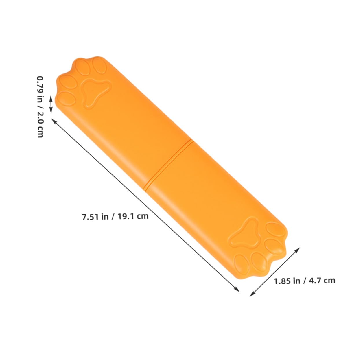 Pet Hair Brush and Detangling Comb for Dogs and Cats, Fine Tooth Shedding Rake Grooming Tool with Orange Handle, Multi-function Dematting Hair Removal for Pet Grooming
