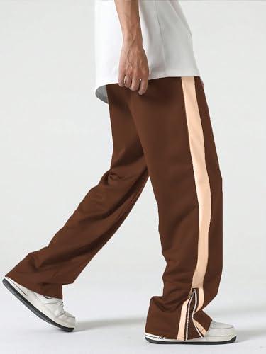 Image of Jump Cuts||Loose Fit Track Pants for Men||Lycra Blend Baggy Pants||Mens Stylish Baggy Track Pant