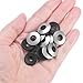 M METERXITY 50-Pack EPDM Bonded Sealing Rubber Washers, 304 Stainless Steel 1/4