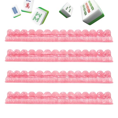 Porte-Tuiles Mahjong et Poussoirs - Le Cadeau Idéal pour Hommes Retraités et Débutants