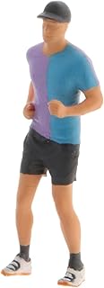 Miniaturas 1:64 Números Escenas Corredor Clásico Diseño Diorama Personas Accesorios Decoración (Color: Púrpura Hombre Azul)