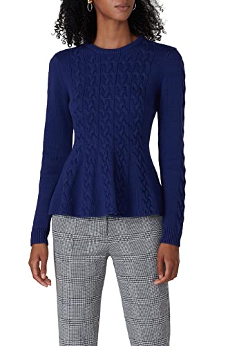 Rent The Runway Pre-Loved Blue Peplum Sweater3