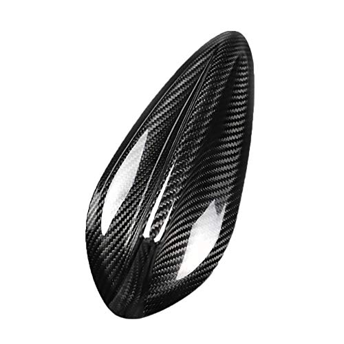 Antena de aleta de tiburón cubierta de fibra de carbono tapa para B-MW 1 2 serie F20 F21 F45 F46 X1 X5 X6 X4 X5M X6M X3 F48 49 F15 F16 F26 (fibra de carbono) Cover
