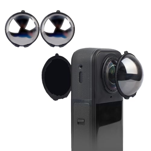 Insta 360 X5 ND32 Filter 5-Stop Light Reduction Lens Auto-Detect Neutral Density Multicoated Optical Glass for X5 Action Camera Accessories(2 Pack)