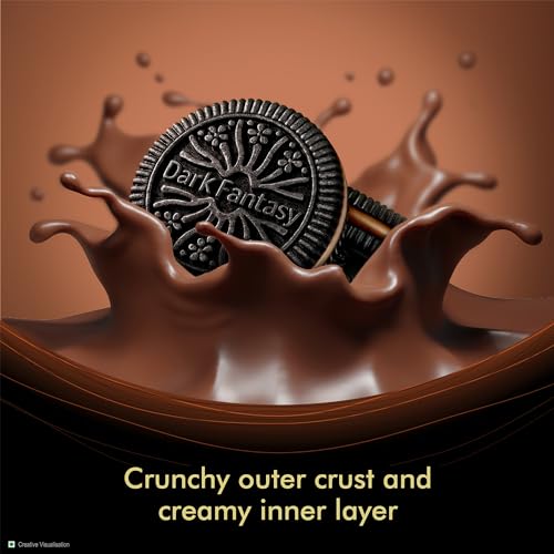 Image of Sunfeast Dark Fantasy Choco Creme Dark Crunch with Smooth Creme, 249 g / 277.5 g