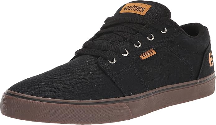 Image of Etnies Barge LS - Classic Skate Look, Slim Vulcanized Silhoutte, Hefty Armored Collar, Reinforced Vulc