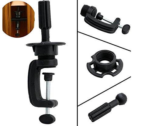 Two packs Standard Hair Mannequin Head Holder Wig Head Clamp Canvas Head Holding Clamp Foam Head Stand Black Wig Foam Mannequin Include Clamp