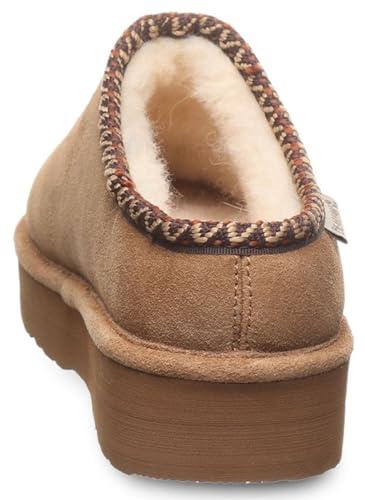 BEARPAW Women's Martis Hickory Size 9 | Women's Shoe | Lightweight & Comfortable Indoor & Outdoor Slipper