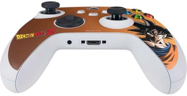 Skinit Decal Gaming Skin Compatible with Xbox Series S Controller - Officially Licensed Dragon Ball Z Goku Portrait Design