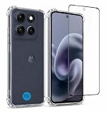 Kit Capinha Capa para Motorola Moto G86 Anti-Impacto Premium Transparente + Película de Cerâmica 9D – FD Acessórios.