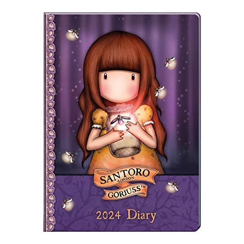 Santoro Gorjuss 2024 Daily Planner Diary - A5 Size Weekly and Monthly Pages