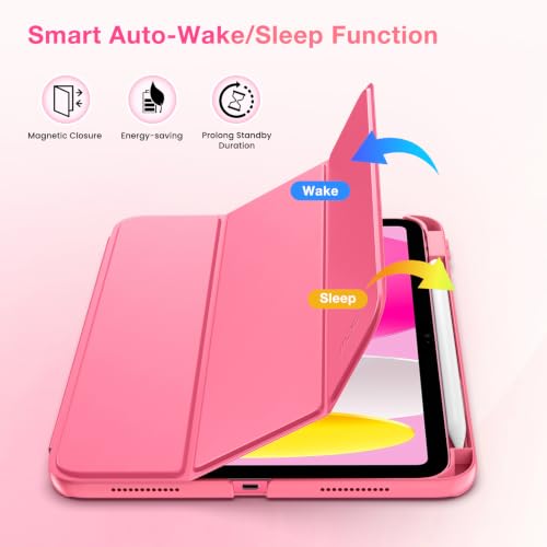 MoKo for iPad A16 11th Gen Case, iPad 10th Generation Case, Watermelon Red by MoKo - Used condition - Image 6