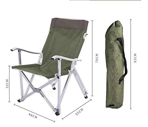 Chaise camping de peche pliante portable pour pause dejeuner - 2