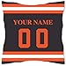 Podwójna spersonalizowana poduszka z imieniem nadruk futbolowy styl niestandardowa poduszka z numerem 45 * 45 cm poduszka dekoracyjna z rdzeniem wystrój domu kwadratowa poduszka dekoracyjna poszewka na poduszkę