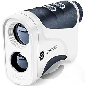 Golf Rangefinder 650 Yards Range Finder Golfing Laser Distance Measurement 6X Magnification 0.5 Yard Accuracy Flag Pole Locking Vibration Fast Focus System Tournament Legal