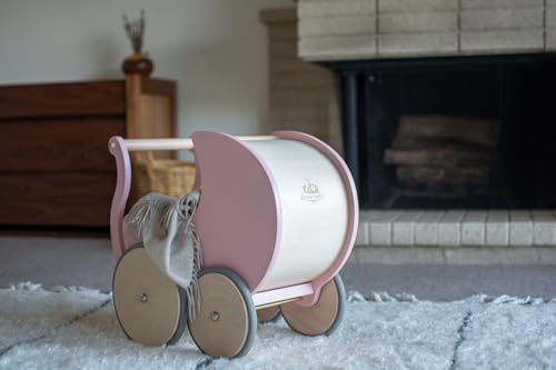 Image of Kinderfeets Pram Walker - Toy Stroller for for Babies, Kids, and Toddlers | Sustainable and Eco-Friendly | 2-in-1 Walker and Stroller Design