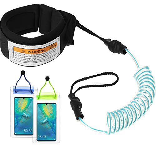 Frienda Sup - Correa para tabla de surf y tabla de surf de 6 pies con correa para el tobillo, con 2 fundas impermeables