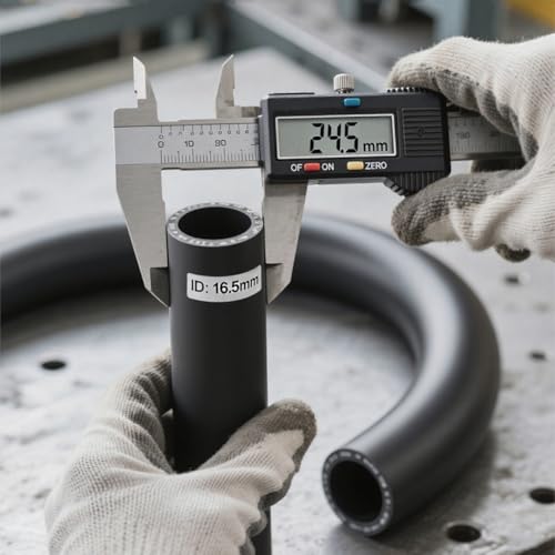 Image of 5 /8 Transmission Oil Cooler Hose J1532 Fuel Line Hose 300PSI Push Lock with Clamps 20FT