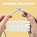 Eelexa Crochet Kit for Beginners, Crochet Animal Kits for Adults and Kids, Step-by-Step Video Tutorials and Easy Peasy Yarn, 3 Cats
