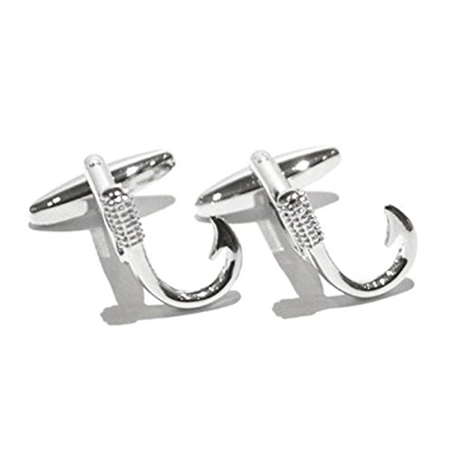 Mancuernillas Hombre Gtr Detalle Anzuelo Pesca miniatura 1