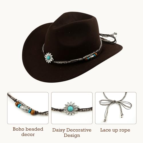 DOCILA Chain Belt Western Turquoise Hat Band Women Cowboy Metal Belts Cowgirl Dress Waist Straps 1970s Outfits Accessories 7