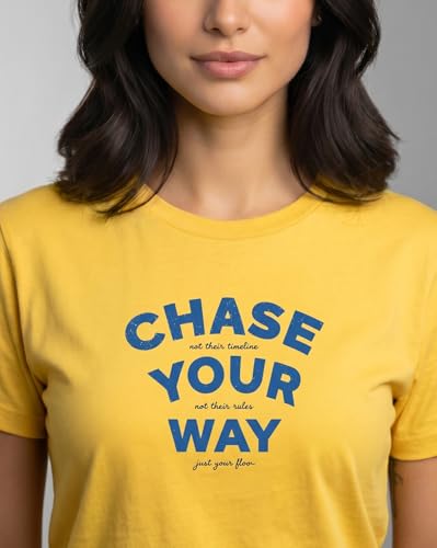Image of Nobero 100% Cotton T-Shirts for Women Stylish | Regular Fit | Graphic Printed T Shirts for Women 180 GSM Combed Cotton | Crew Neck Half Sleeve