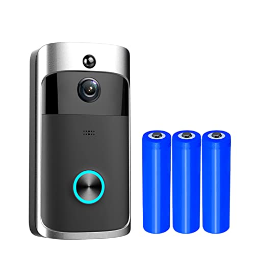 Kiboule Campainha de vídeo sem fio 720P Intercomunicador visual em tempo real Wi-Fi Campainha de víd