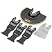DEWALT Oscillating Saw Blades Set, Multi-tool Blades for Wood, 5 Piece (DWA4216)