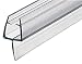 Produktbild Gedotec Duschlippendichtung für Duschtüren wasserabweisend | 1 Stück - Profil-Dichtung Glasplatte | Länge: 1 m | Duschdichtung 8mm - 10mm | Türdichtung PVC Transparent | Duschkabinen Dichtungen