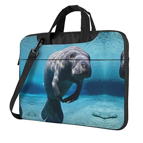 Sacoche ordinateur portable 13 14 pouces housse bandoulière motif animaux