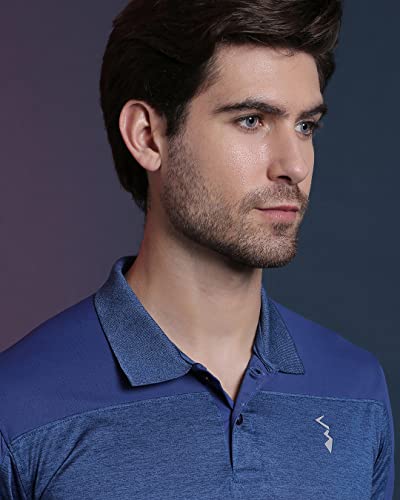 Image of CAHOOT Men's Solid Grey Dri Fit Full Sleeve Activewear T Shirt Regular Fit for Casual Wear