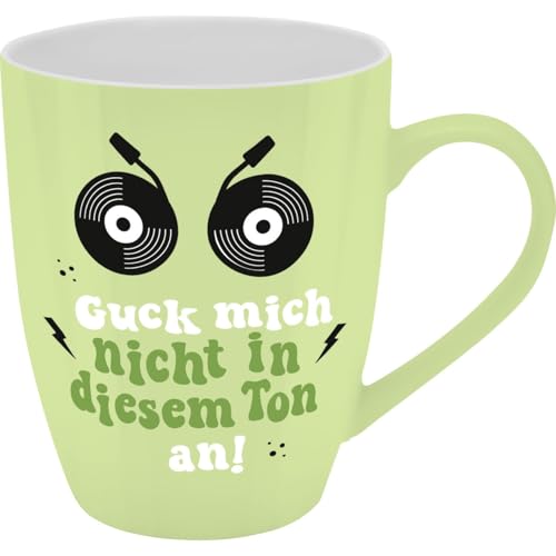 GRUSS & CO Becher mit Motiv 'Ton' | Tasse mit Spruch, New Bone China...